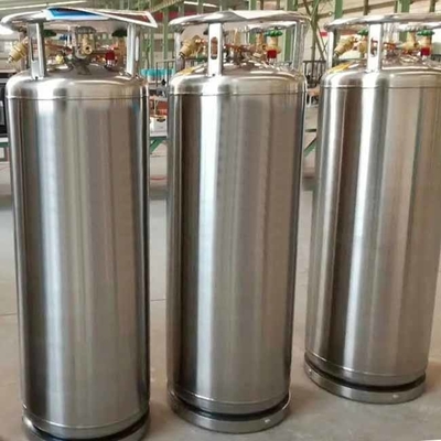ساختمان فشار مخزن نیتروژن مایع LNG 175 لیتری Cryogenic Dewar 1.4MPa