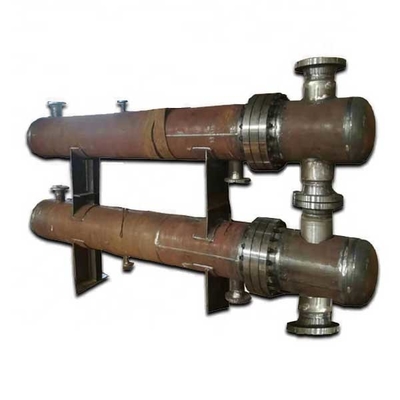 مبدل حرارتی ورق لوله دوگانه 7.5kw 0.8-2.0mm کندانسور بخار