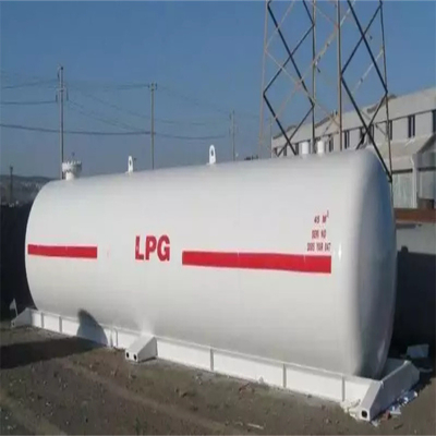 100 متر مکعب ظروف نفت مایع مخزن ذخیره گاز Lpg مخزن پمپ بنزین
