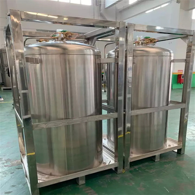 سیلندر دیوار برودتی اکسیژن نیتروژن مایع 495 لیتر