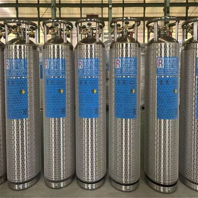 مخزن تحت فشار 210 لیتری سیلندر ذخیره نیتروژن مایع Cryogenic Dewar