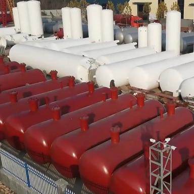 مخزن برودتی 5-200 متر مکعبی برای اکسیژن، نیتروژن، آرگون