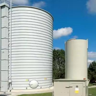 مخزن اکسیژن مایع کرایوجنیک عمودی 10m3 1.6MPa 304 فولاد ضد زنگ