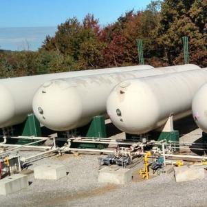 مخزن اکسیژن مایع کرایوجنیک عمودی 10m3 1.6MPa 304 فولاد ضد زنگ