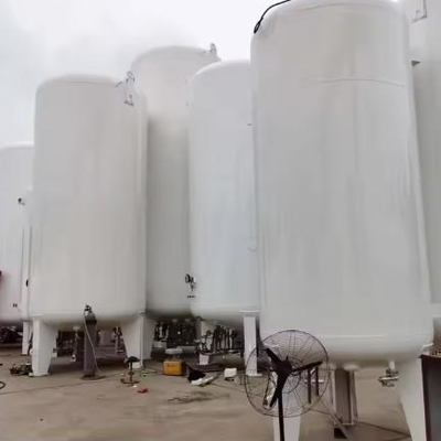مخزن ذخیره برودتی دارای گواهی ASME با ظرفیت 5000 لیتر و فشار 3 مگاپاسکال، افقی