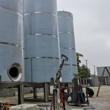 مخزن ذخیره سازی گاز طبیعی مایع 50 متر مکعب، محدوده فشار 0.5 تا 25 بار