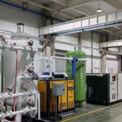 99.999٪ خلوص بالا 90nm3/Hr تولید شیشه ژنراتور نیتروژن PSA با نقطه شبنم ≤-40℃