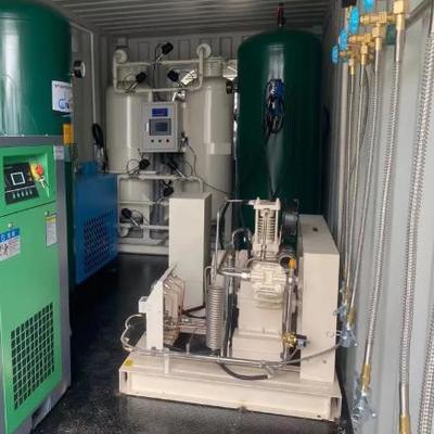 50kW Low-Power Consumption PSA Oxygen Generator for Mine Emergency Rescue with 30Nm³/h Flow Rate and Continuous Operation ≥72 Hours