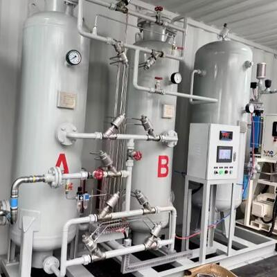 5Nm3/hr 99.99% ژنراتور نیتروژن PSA برای بسته بندی مواد غذایی و استفاده آزمایشگاهی