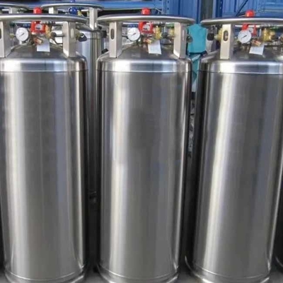 ساختمان فشار مخزن نیتروژن مایع LNG 175 لیتری Cryogenic Dewar 1.4MPa