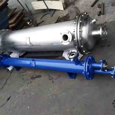 کندانسور آب خنک شده با پوسته و لوله 2.5 مگاپاسکال، مبدل حرارتی لوله SS316L