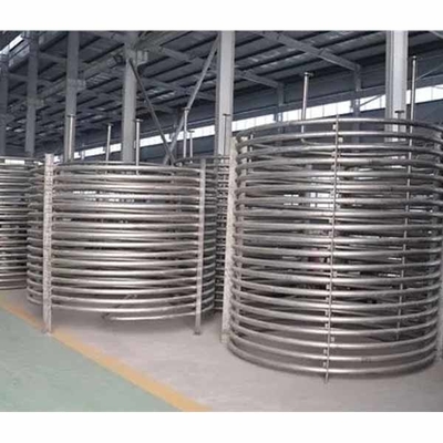 مبدل حرارتی کویل لوله 2.1mpa 1.6mpa فولاد ضد زنگ برای تبرید