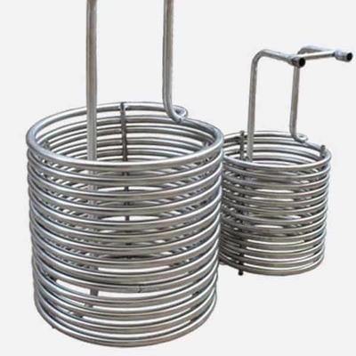 مبدل حرارتی کویل لوله 2.1mpa 1.6mpa فولاد ضد زنگ برای تبرید