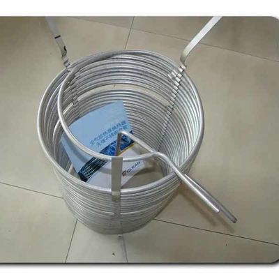 مبدل حرارتی لوله سیم پیچ 1.5 تنی 32 میلی متری، اواپراتور پوسته و سیم پیچ فولادی ضد زنگ
